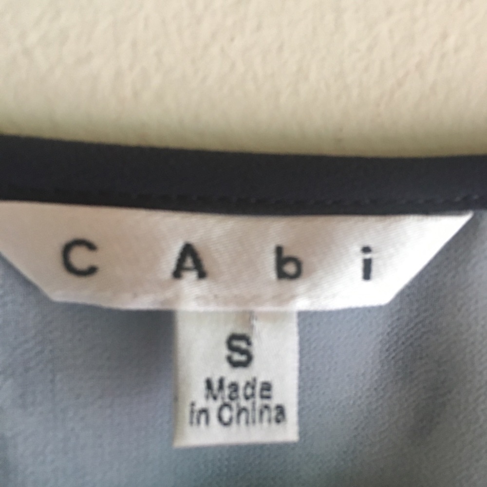 cAbi animal print top fully lined size small - Picture 5 of 10